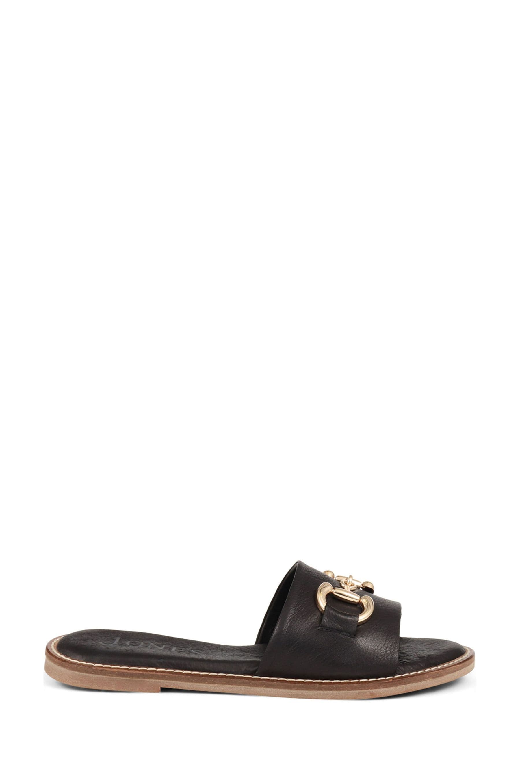 Black cheap mule slides
