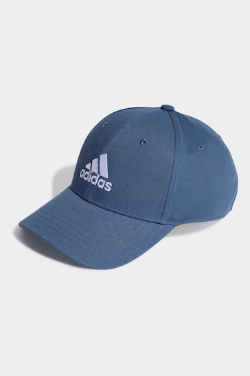 adidas Blue Performance Cotton Twill Baseball Cap