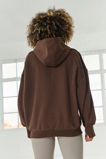 Buy Neutral Camel Active Longline Overhead Hoodie from the Next UK online  shop