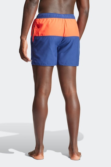 adidas Blue Colorblock Clx Swim Shorts