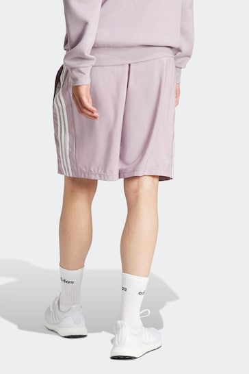adidas Purple Sportswear Aeroready Essentials Chelsea 3-Stripes Shorts
