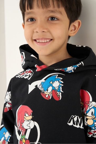 Angel & Rocket Sonic Print Hoodie