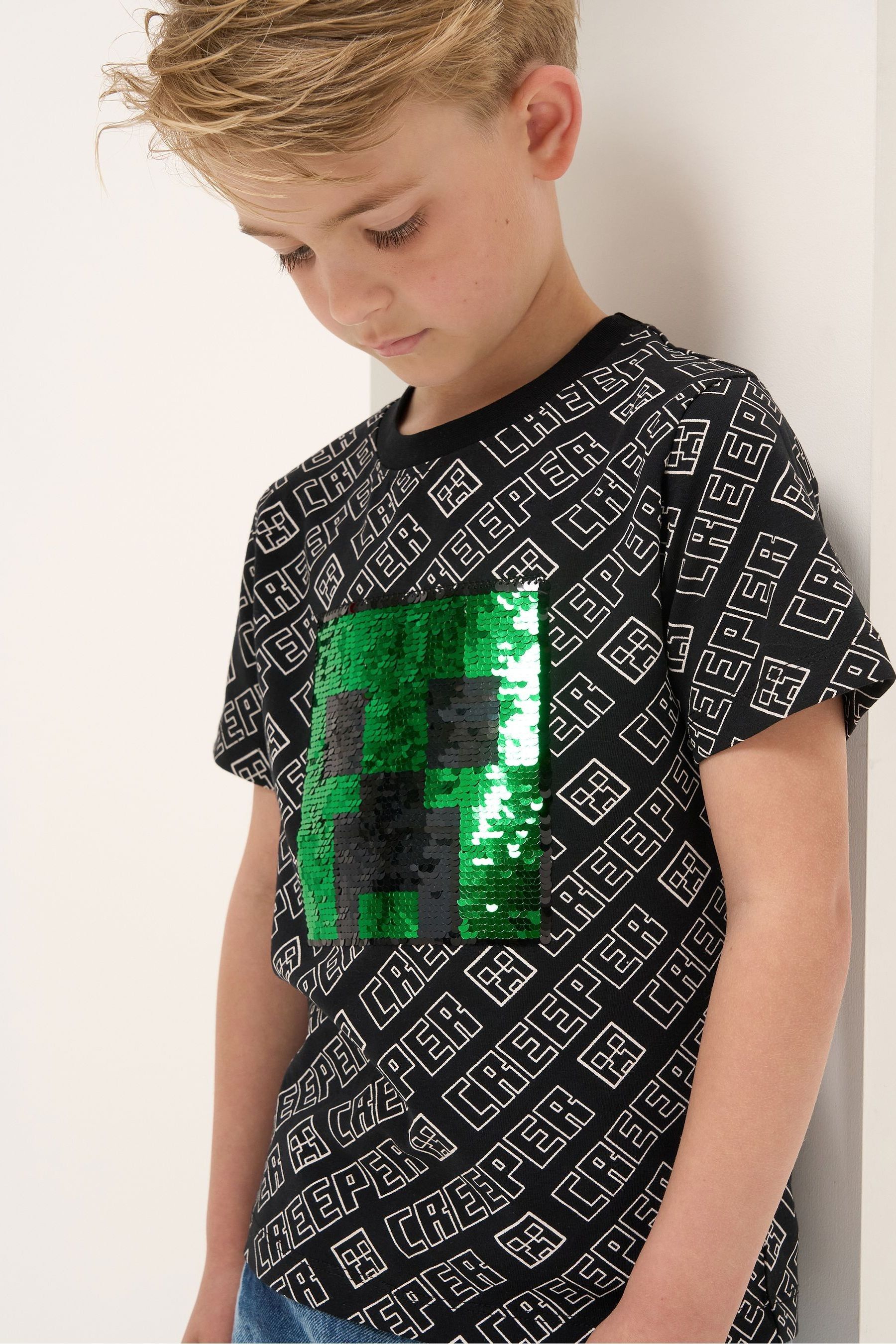 Minecraft t shirt next outlet