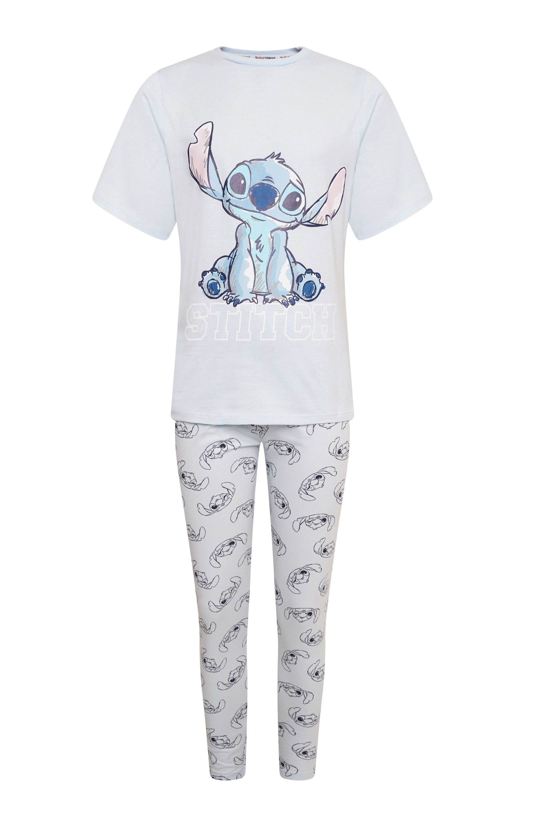 Buy Brand Threads Blue Disney Girls Lilo Stitch Pyjamas from the