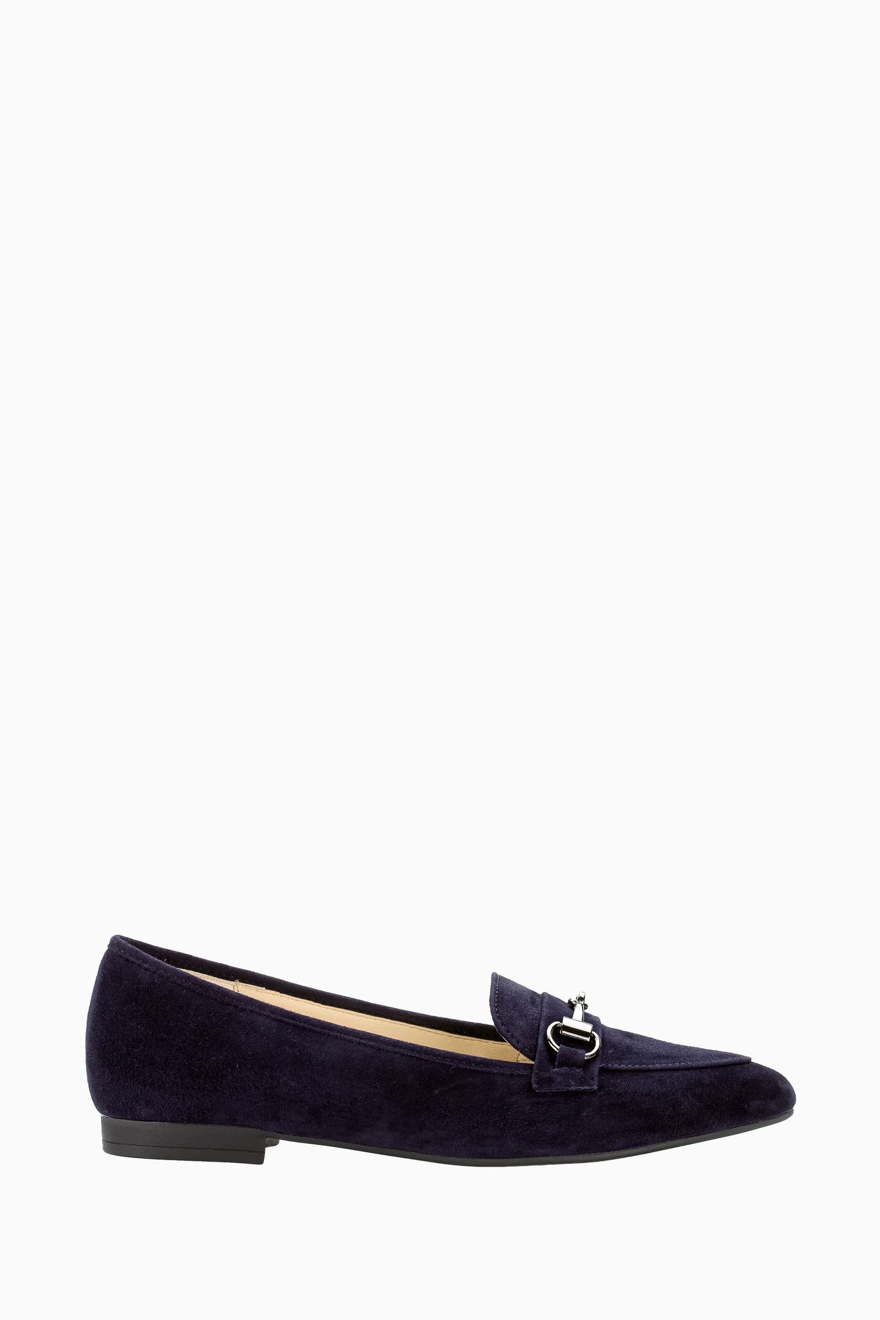 Buy Gabor Blue Caterham Atlantik Suede Slip On Shoes from the Next