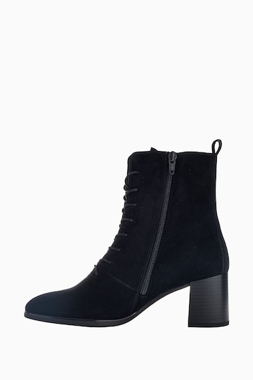Gabor Balfour Black Suede Ankle Boots