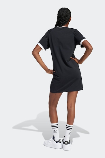 adidas Originals 3 Stripes Raglan Black Dress