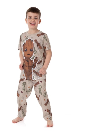 Vanilla Underground Brown Long Leg Kids Pyjama Set