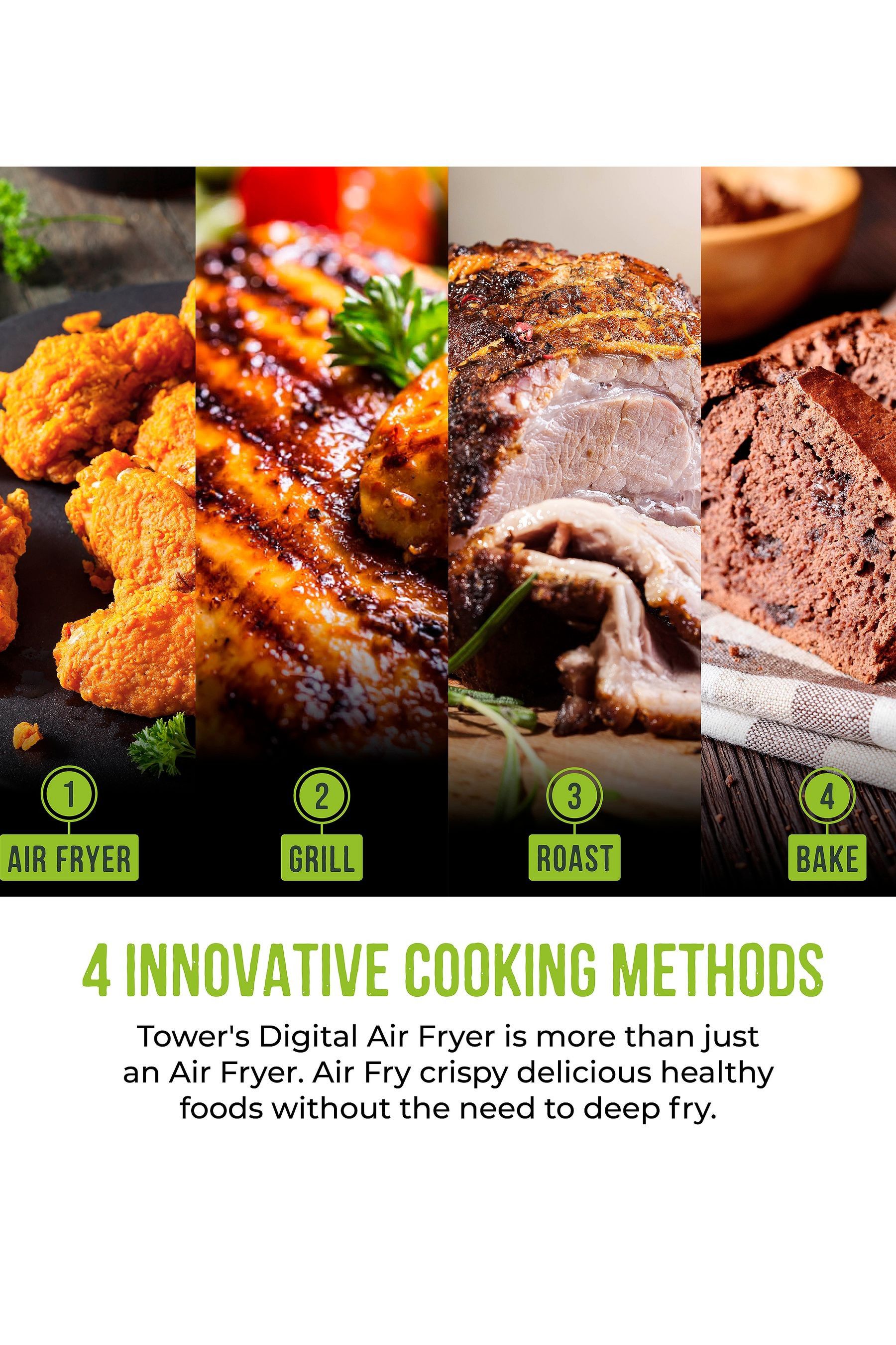 White tower deals air fryer