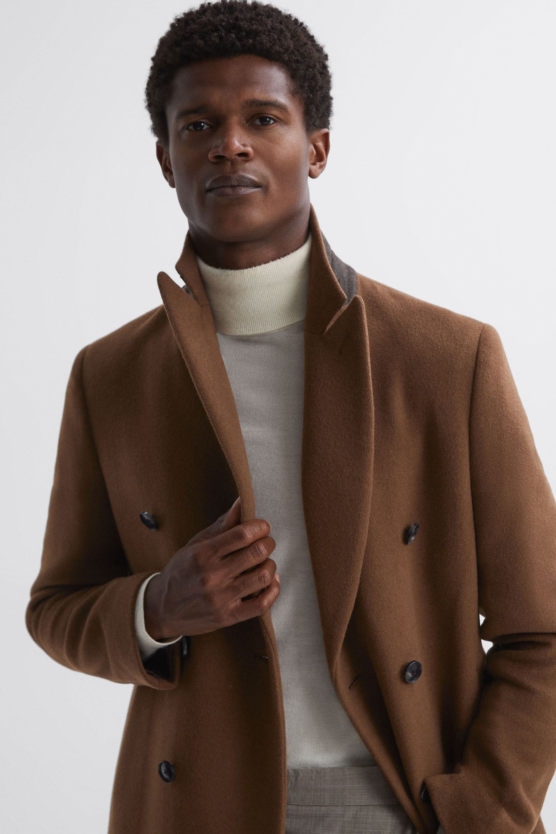 Tobacco new arrivals wool coat