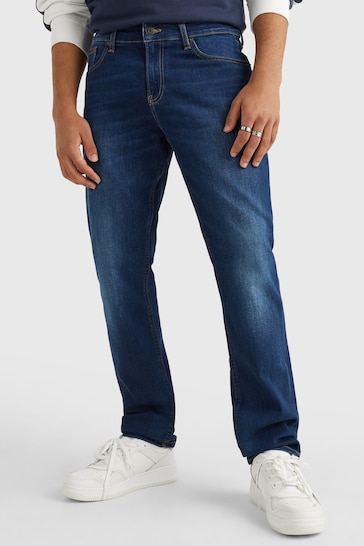 Tommy Jeans Blue Ryan Relaxed Fit Faded Jeans