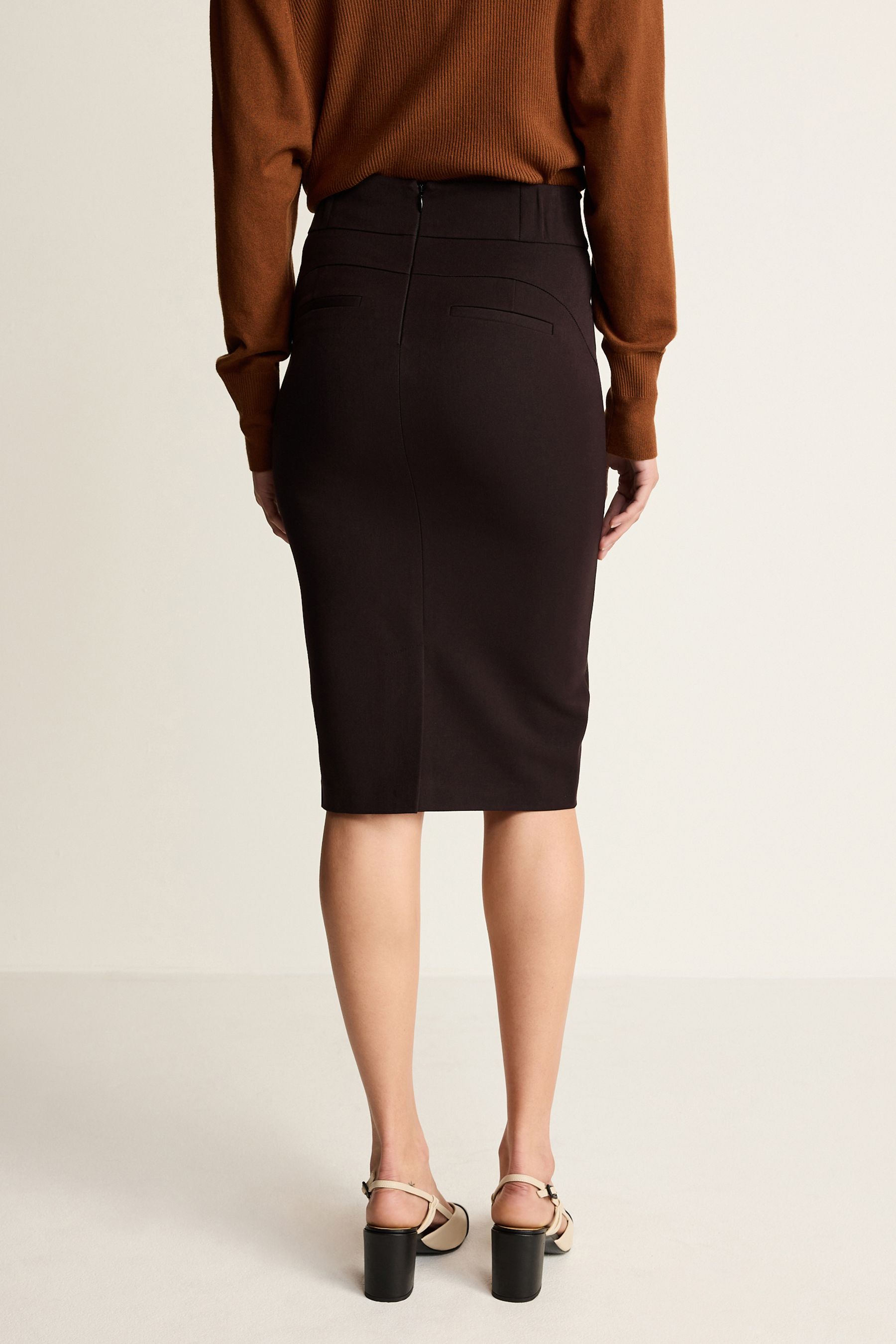 Black high waisted pencil skirt next top