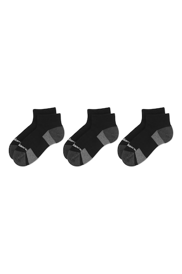 New Balance Black Multipack Cushioned Low Cut Socks