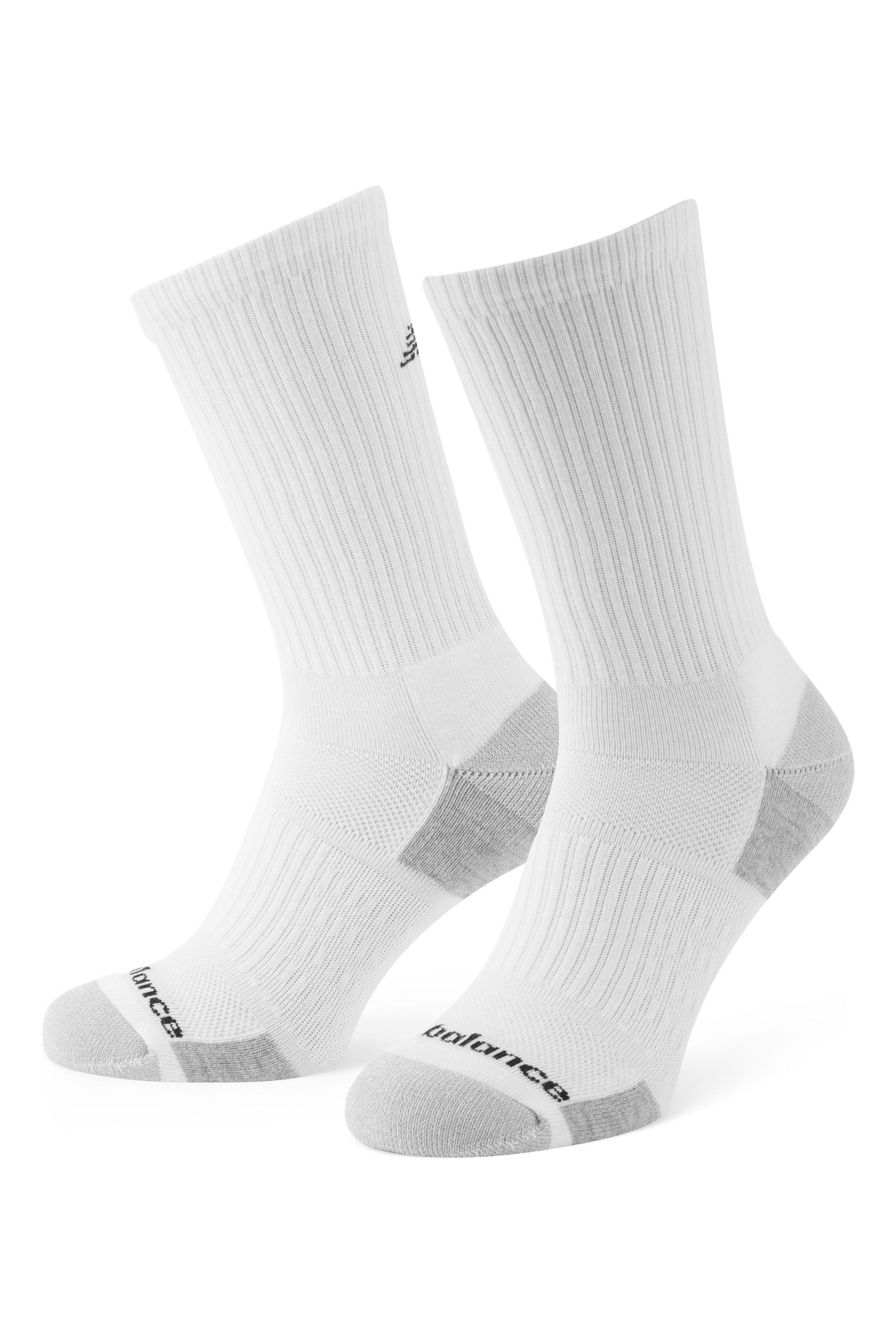 New balance hot sale white socks