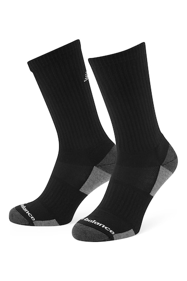 New Balance Black Multipack Essentials Cushioned  Crew Socks
