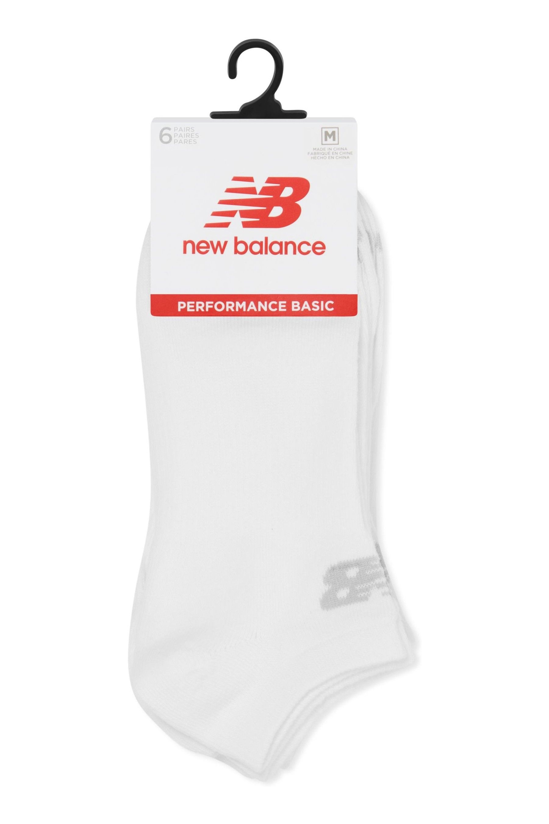 Buy New Balance White Multipack No Show Trainer Liner Socks from