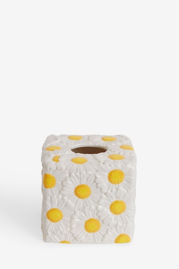 Yellow Daisy Tissue Box