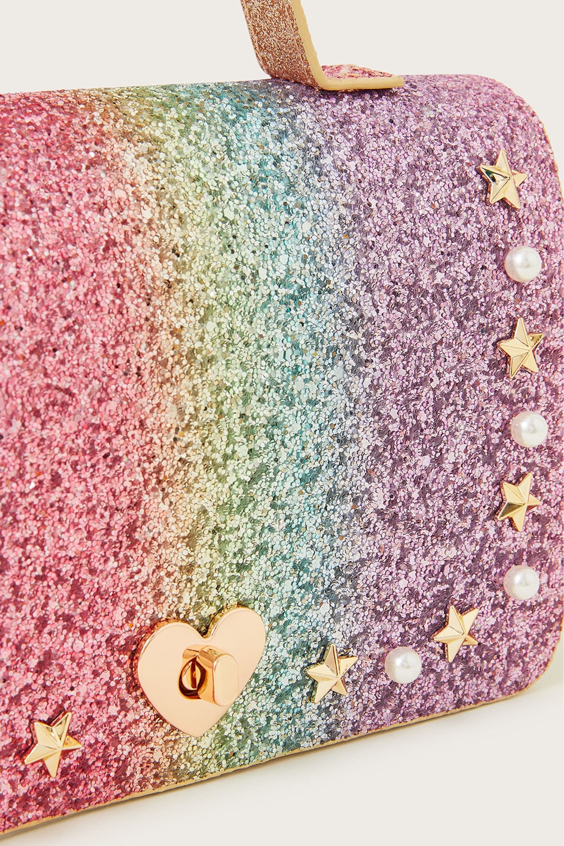 Rainbow hotsell glitter purse