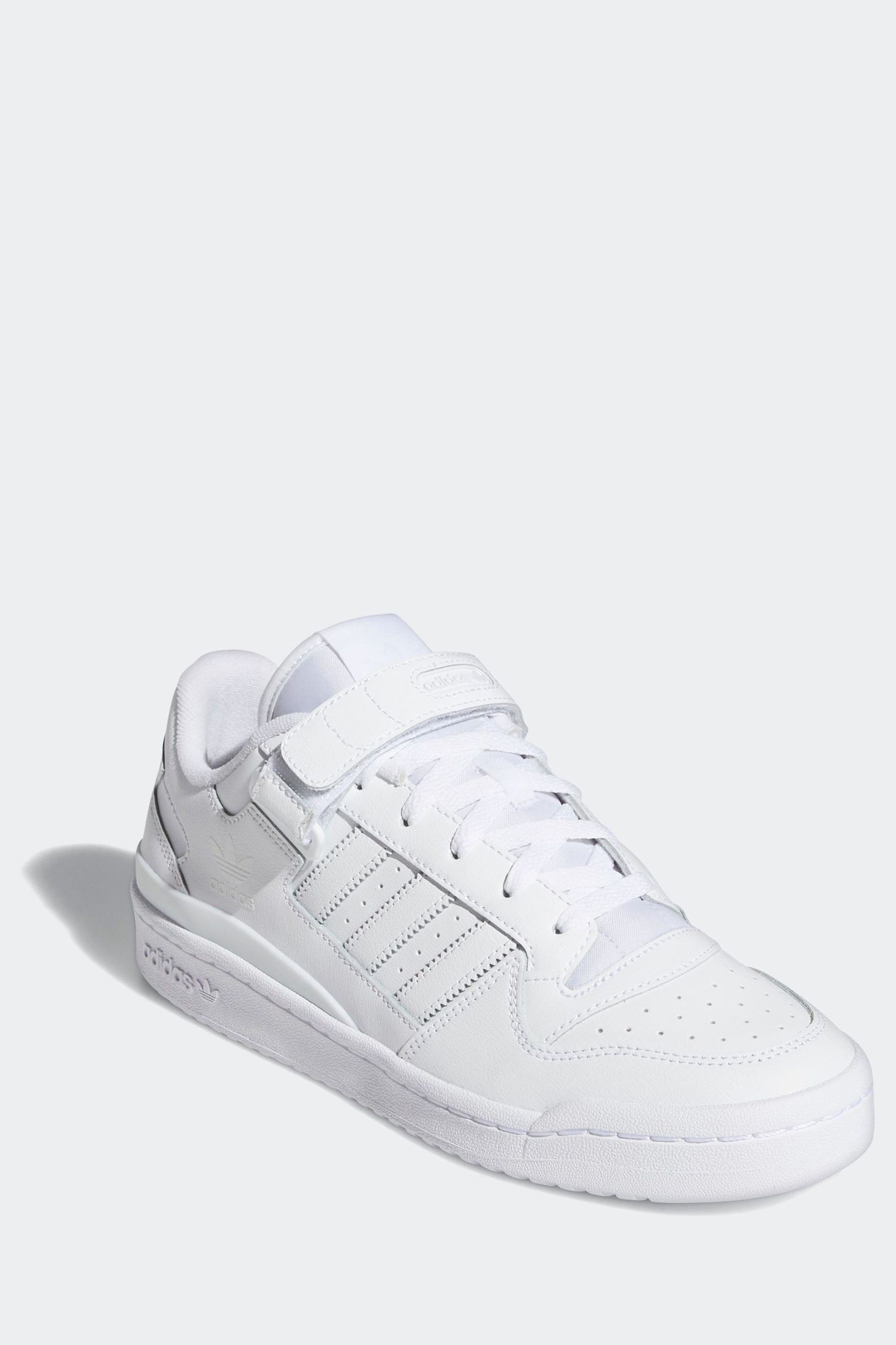 Adidas all top white trainers
