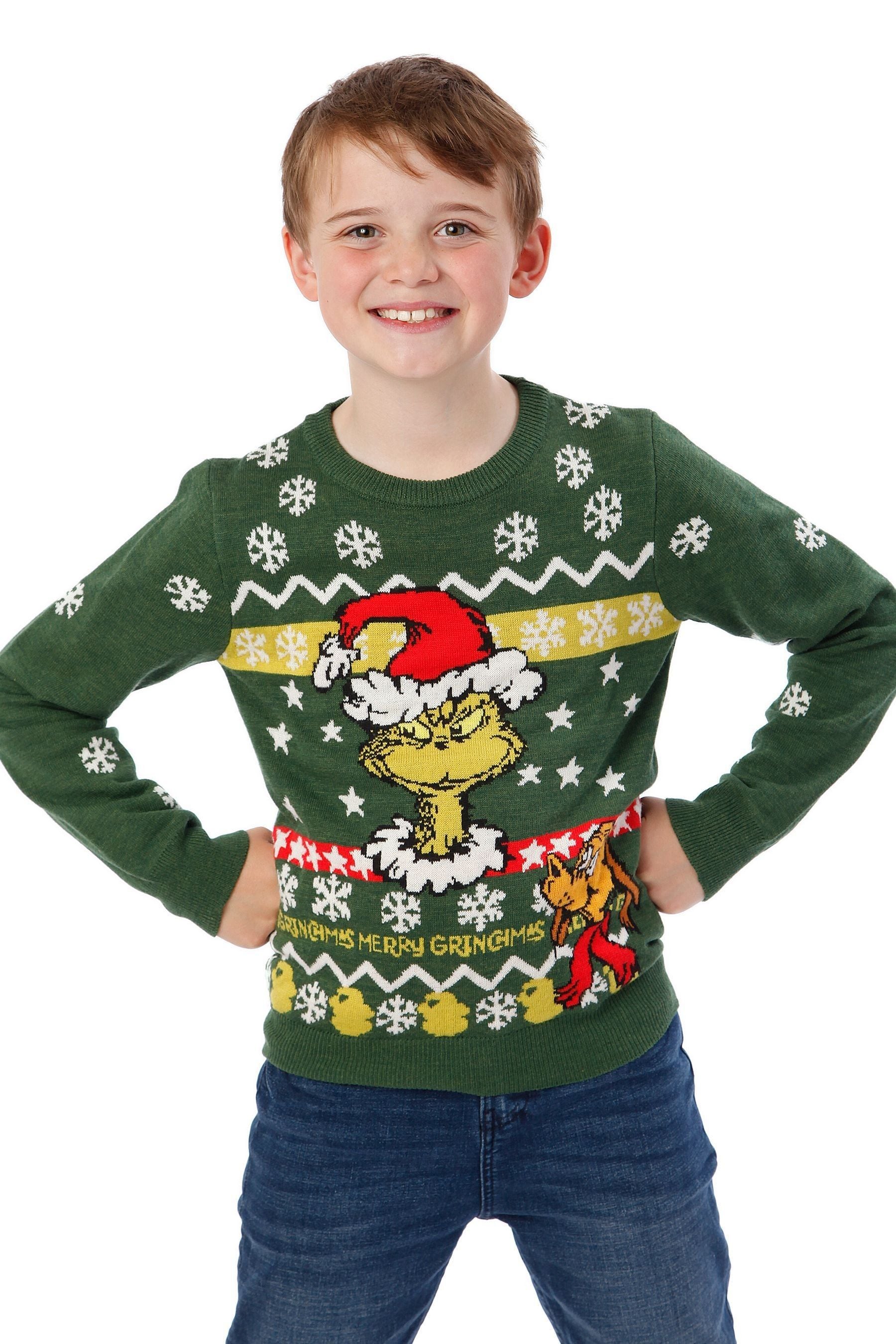 Kids hotsell grinch jumper
