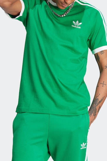 adidas Light Green Adicolour Classics 3-Stripes T-Shirt