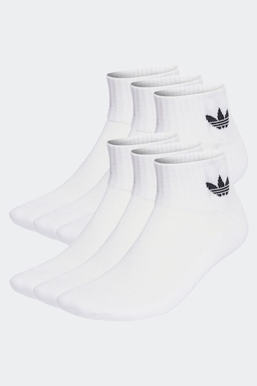 adidas Originals Mid Ankle Socks 6 Pack