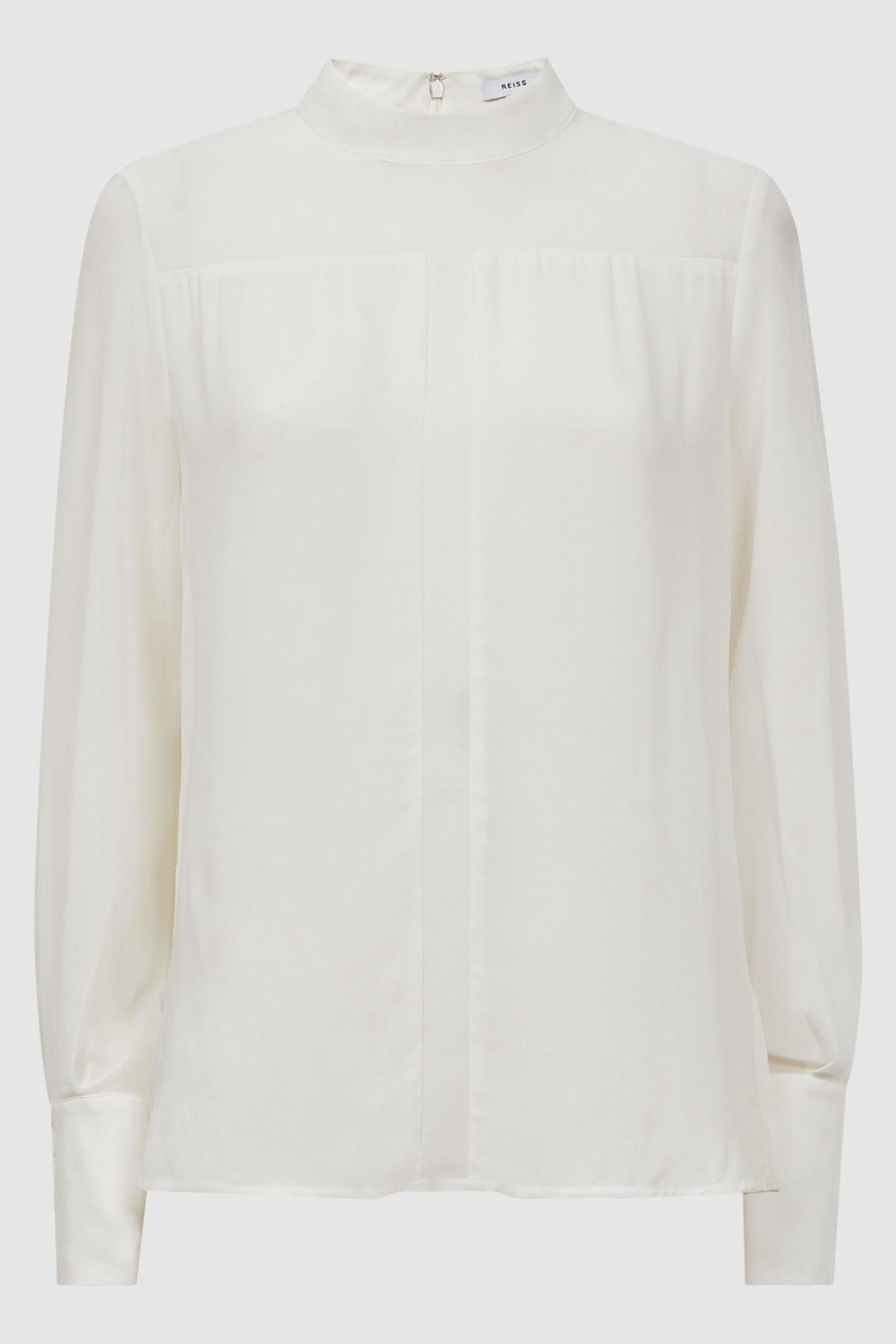 High neck blouse next hot sale