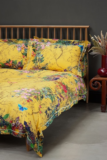 Timorous Beasties Yellow Bloomsbury Garden Bed Set