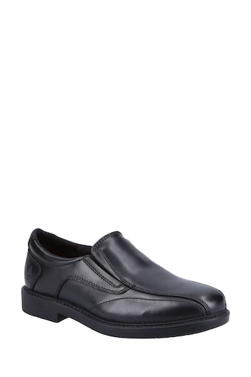 Hush Puppies Toby SNR Black Shoes