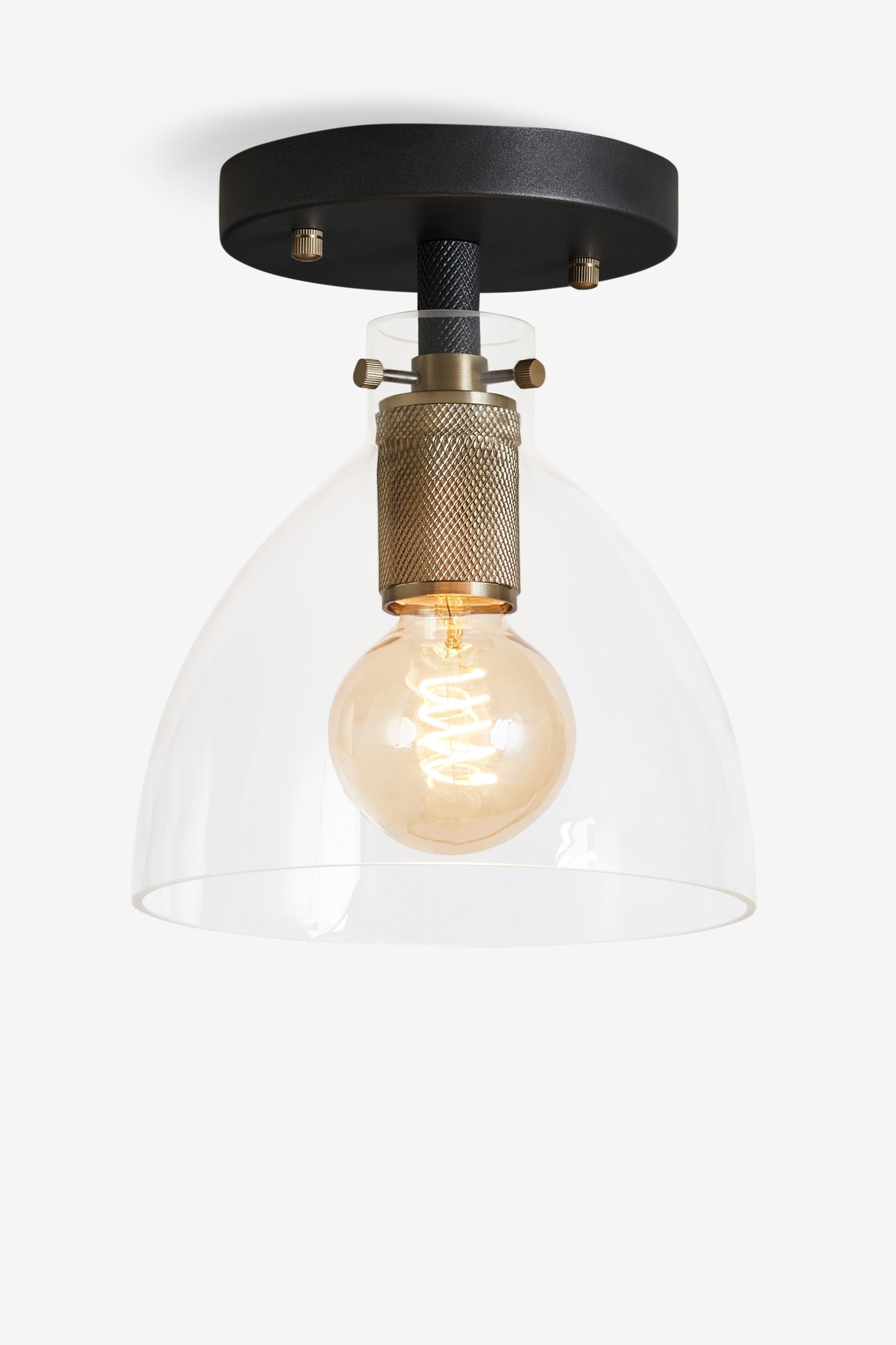 Next black top light fitting