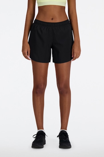 New Balance Black 5 Inch Shorts