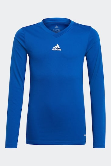 adidas Bright Blue Team Base T-Shirt
