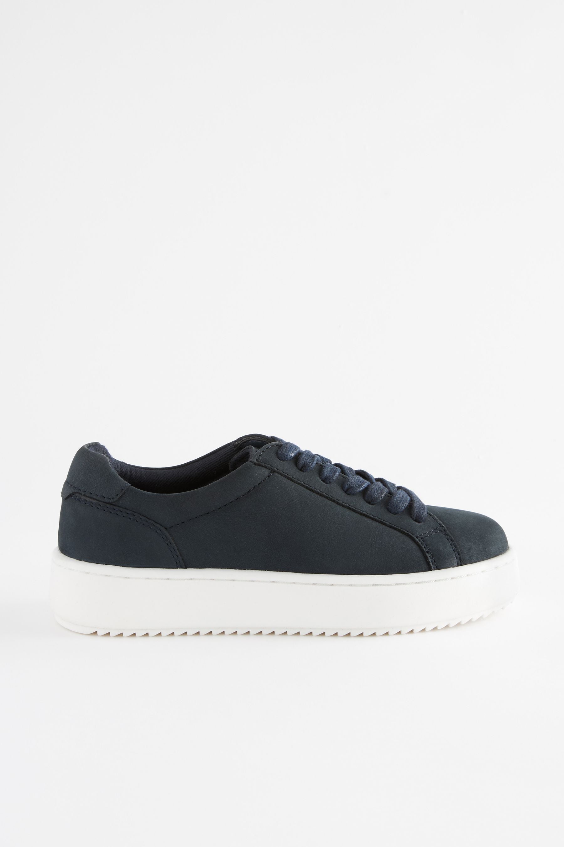 Buy Navy Blue Stone Chunky Lace Up Smart Trainers from the Next UK