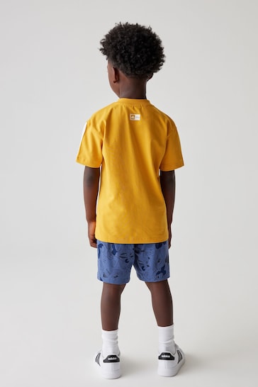 adidas Orange/Navy Sportswear X Disney Mickey Mouse T-Shirt Set