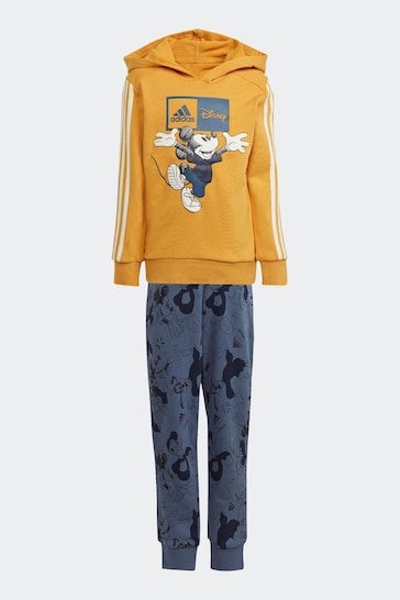 adidas Orange/Navy Sportswear X Disney Mickey Mouse Tracksuit