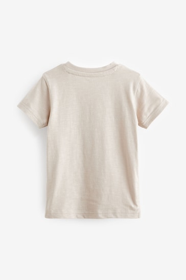 Cement Short Sleeve Plain T-Shirt (3mths-7yrs)