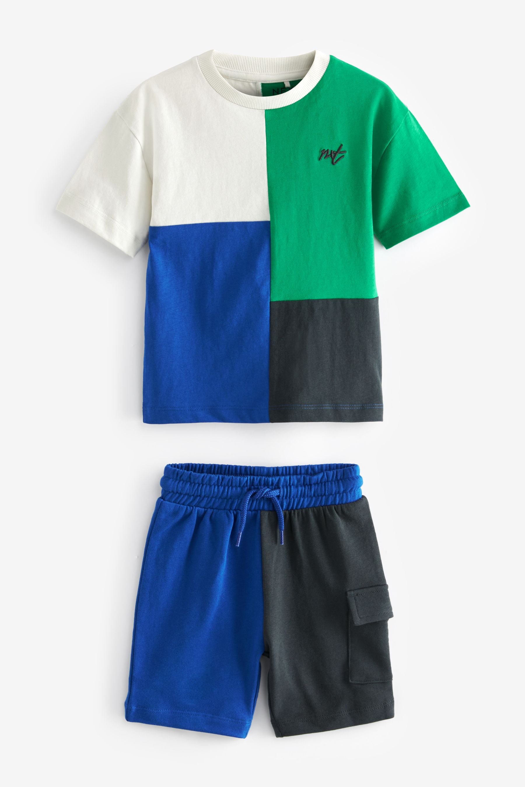 Short sleeve shirt with shorts top