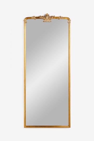 Shabby Chic Gold Giselle Leaning Mirror
