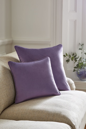 Lilac Purple 59 x 59cm Matte Velvet Cushion