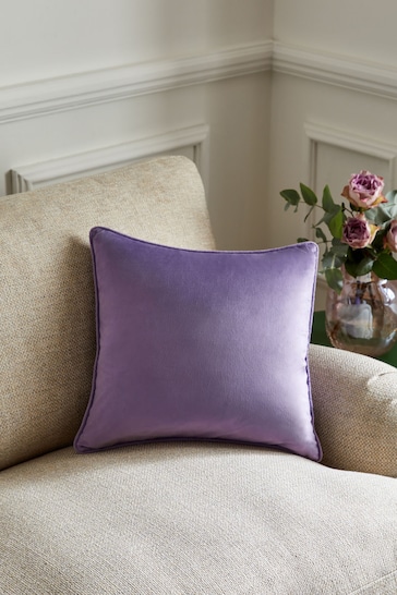 Lilac Purple 43 x 43cm Matte Velvet Cushion