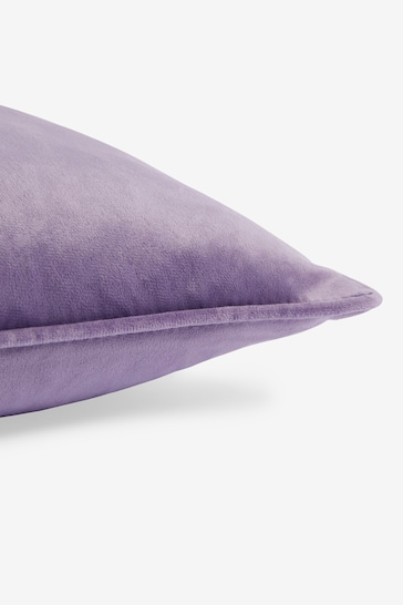 Lilac Purple 43 x 43cm Matte Velvet Cushion
