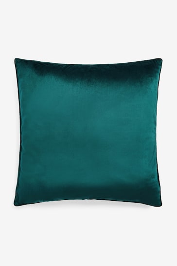 Dark Teal 59 x 59cm Matte Velvet Cushion
