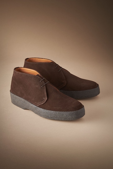Brown Suede Sanders for Next Crepe Chukka Boots