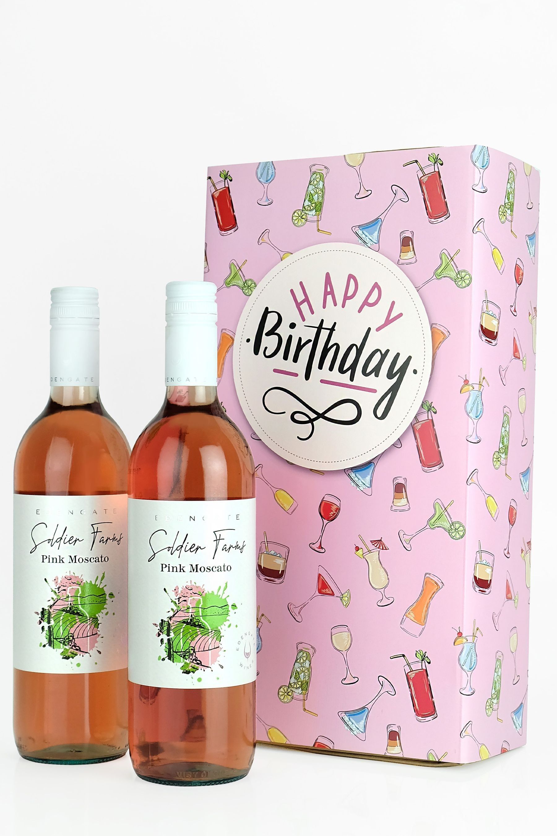 Boxed on sale pink wine