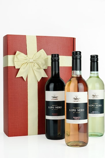 Le Bon Vin Lupo Nero Italian Wine Trio Boxed Gift