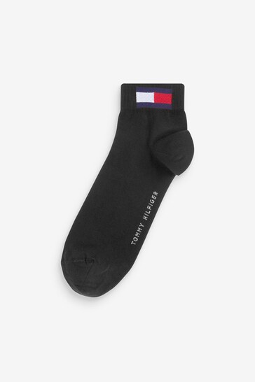 Tommy Hilfiger Mens Black Socks 2 Pack