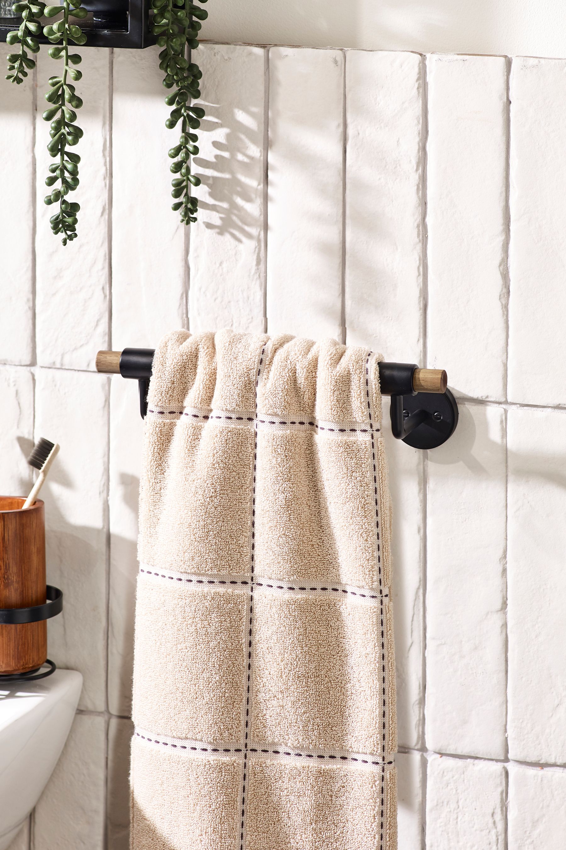 Buy Natural Bronx Towel Rail from the Next UK online shop