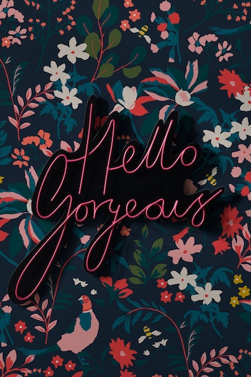 Pink Hello Gorgeous Wire Wall Sign