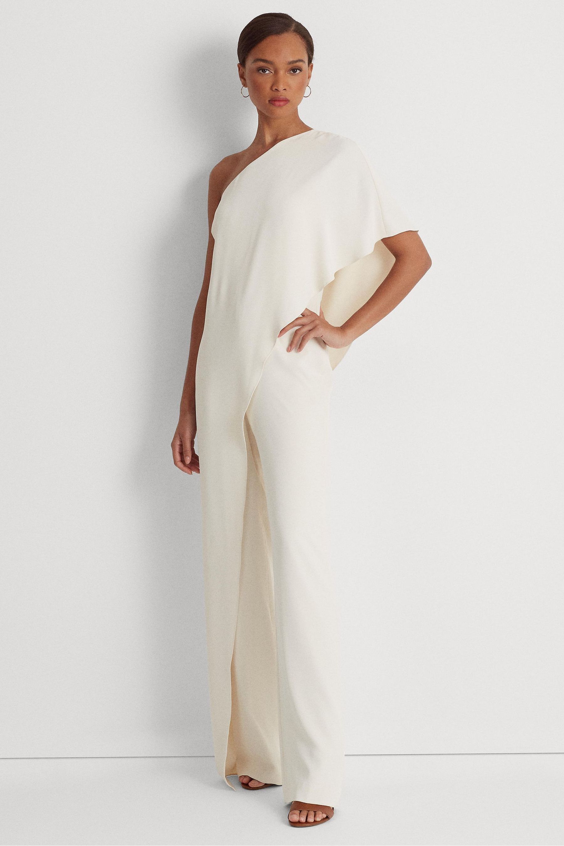 Ralph lauren jumpsuit white 2025
