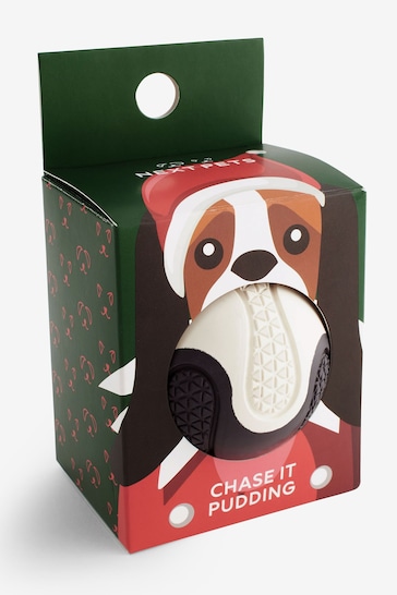 Christmas Pudding Ball In A Box Pet Toy